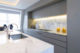 contemporary luxury kitchen marble and grey interior design