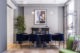 covent garden contemporary penthouse interior dining room design