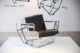modern black and chrome geometric executive armchair design accessory
